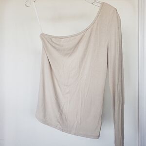 SHEIN one sleeve top